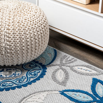 Julien Paisley High-low Indoor/outdoor Area Rug